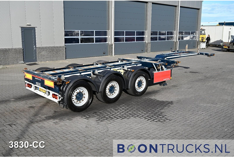 D-Tec FLEXITRAILER | 2x20-30-40-45ft HC * 2x LIFT AXLE * MB / DISC * NL TRAILER * APK 03-2026 - Poluprikolica za prevoz kontejnera/ Poluprikolica sa promenjivim sandukom: slika 1 D-Tec FLEXITRAILER | 2x20-30-40-45ft HC * 2x LIFT AXLE * MB / DISC * NL TRAILER * APK 03-2026 - Poluprikolica za prevoz kontejnera/ Poluprikolica sa promenjivim sandukom: slika 1