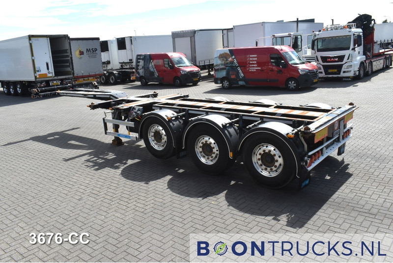 D-Tec FLEXITRAILER | 2x20-30-40-45ft HC * MB / DISC * ALCOA * 2x EXTENDABLE - Poluprikolica za prevoz kontejnera/ Poluprikolica sa promenjivim sandukom: slika 3 D-Tec FLEXITRAILER | 2x20-30-40-45ft HC * MB / DISC * ALCOA * 2x EXTENDABLE - Poluprikolica za prevoz kontejnera/ Poluprikolica sa promenjivim sandukom: slika 3
