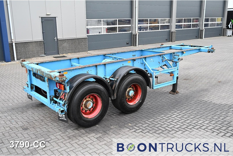 KOHLER CS 20/2 CHASSIS | 20ft * STEEL SUSPENSION * SAF / DRUM * 6x AVAILABLE - Poluprikolica za prevoz kontejnera/ Poluprikolica sa promenjivim sandukom: slika 1 KOHLER CS 20/2 CHASSIS | 20ft * STEEL SUSPENSION * SAF / DRUM * 6x AVAILABLE - Poluprikolica za prevoz kontejnera/ Poluprikolica sa promenjivim sandukom: slika 1