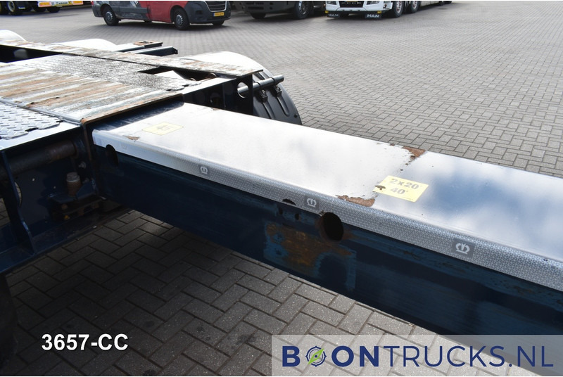 Poluprikolica za prevoz kontejnera/ Poluprikolica sa promenjivim sandukom Krone SD BOX LINER | 2x20-40-45ft HC * LIFT AXLE * BPW/DISC * EXTENDABLE REAR * 10x AVAILABLE: slika 10