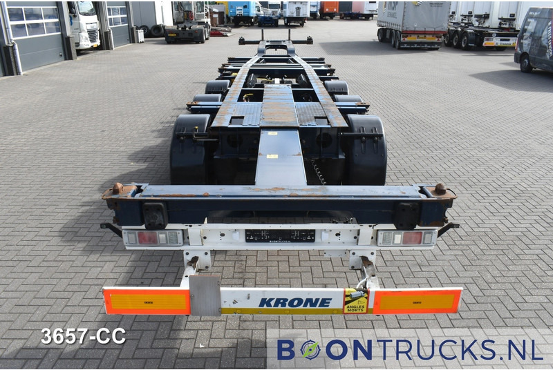 Poluprikolica za prevoz kontejnera/ Poluprikolica sa promenjivim sandukom Krone SD BOX LINER | 2x20-40-45ft HC * LIFT AXLE * BPW/DISC * EXTENDABLE REAR * 10x AVAILABLE: slika 7