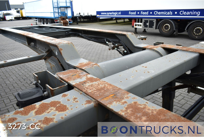 Poluprikolica za prevoz kontejnera/ Poluprikolica sa promenjivim sandukom Krone SDC 27 FIXED | 2x20-30-40ft HC * LIFT AXLE * NL TRAILER: slika 9