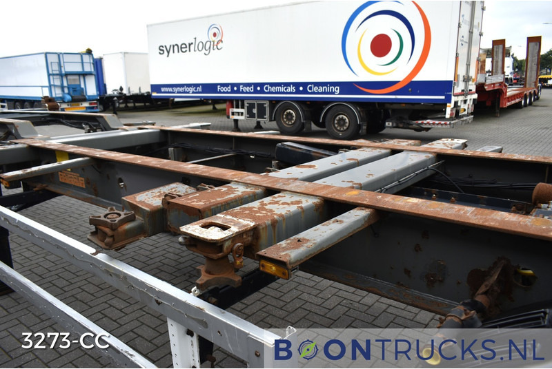Poluprikolica za prevoz kontejnera/ Poluprikolica sa promenjivim sandukom Krone SDC 27 FIXED | 2x20-30-40ft HC * LIFT AXLE * NL TRAILER: slika 11