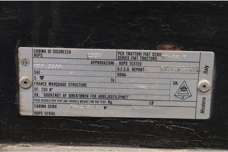 Traktor Fiat 70-86V: slika 17 Traktor Fiat 70-86V: slika 17