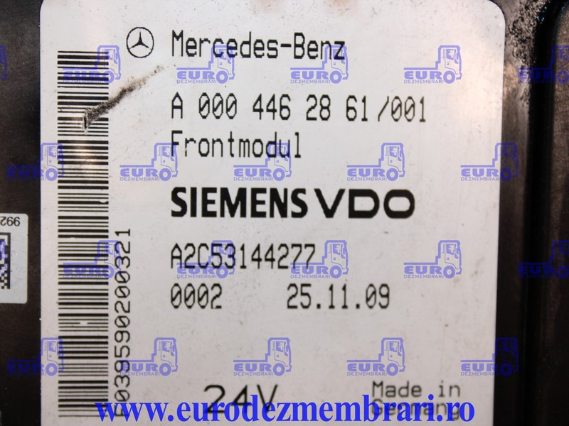 CALCULATOR FRONTMODUL MERCEDES ACTROS MP3 A0004462861, A0004462661 - Upravljačka jedinica za Kamion: slika 2 CALCULATOR FRONTMODUL MERCEDES ACTROS MP3 A0004462861, A0004462661 - Upravljačka jedinica za Kamion: slika 2