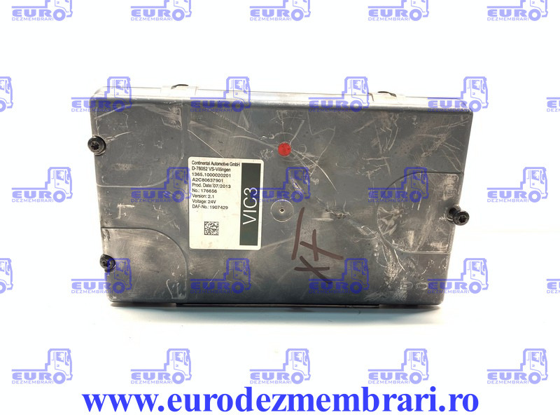 CALCULATOR VIC3 DAF XF106 1907429 - Upravljačka jedinica za Kamion: slika 1 CALCULATOR VIC3 DAF XF106 1907429 - Upravljačka jedinica za Kamion: slika 1