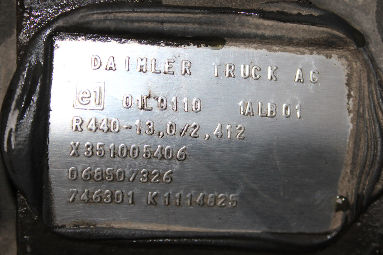 DIFERENTIAL MERCEDES ACTROS R=2,412 R440-13 X351005406, 068507326 - Diferencijalna brzina za Kamion: slika 3 DIFERENTIAL MERCEDES ACTROS R=2,412 R440-13 X351005406, 068507326 - Diferencijalna brzina za Kamion: slika 3