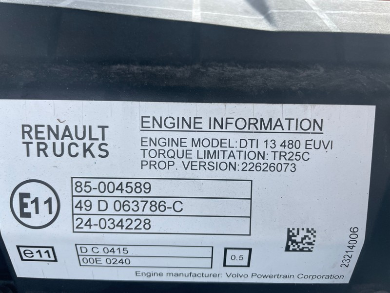 MOTOR RENAULT T DTI13 E6 480CP - Motor za Kamion: slika 5 MOTOR RENAULT T DTI13 E6 480CP - Motor za Kamion: slika 5