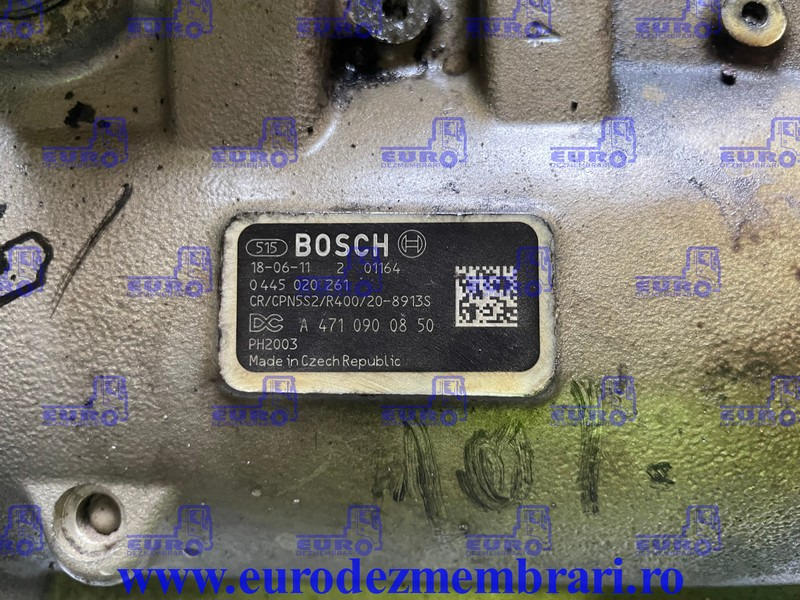POMPA INALTA PRESIUNE MERCEDES ACTROS MP4 OM470LA A4710900850, 0445020261 - Pumpa za gorivo za Kamion: slika 2 POMPA INALTA PRESIUNE MERCEDES ACTROS MP4 OM470LA A4710900850, 0445020261 - Pumpa za gorivo za Kamion: slika 2