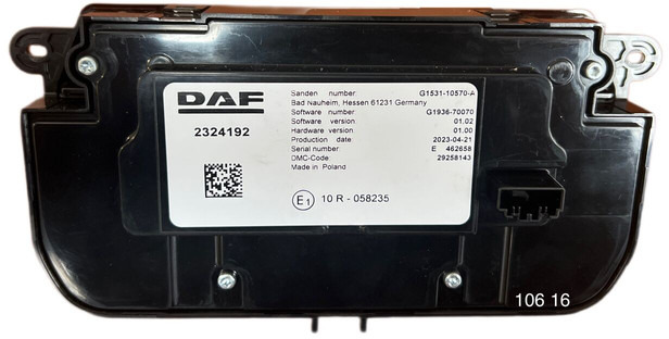 DAF 2023 - Komandna tabla: slika 2 DAF 2023 - Komandna tabla: slika 2