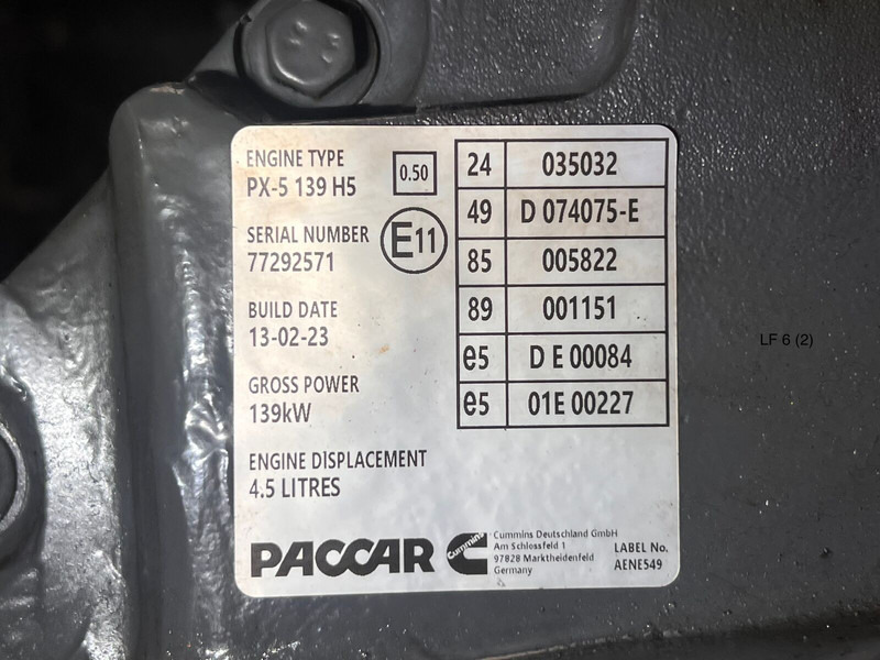 DAF LF - Motor: slika 4 DAF LF - Motor: slika 4