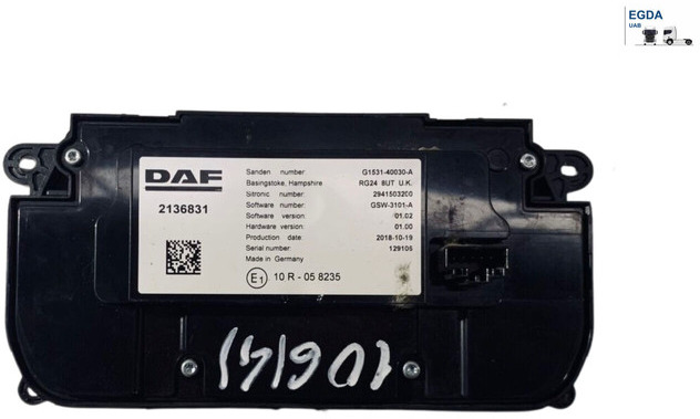 DAF - Upravljačka jedinica: slika 2 DAF - Upravljačka jedinica: slika 2