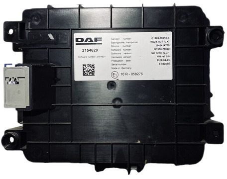 DAF XF 106 - Upravljačka jedinica: slika 1 DAF XF 106 - Upravljačka jedinica: slika 1
