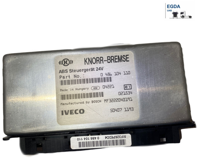 KNORR-BREMSE - Upravljačka jedinica: slika 1 KNORR-BREMSE - Upravljačka jedinica: slika 1