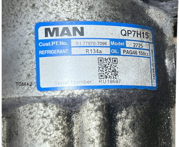 MAN - Kompresor klima uređaja: slika 2 MAN - Kompresor klima uređaja: slika 2