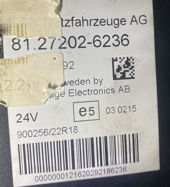 MAN - Komandna tabla: slika 3 MAN - Komandna tabla: slika 3