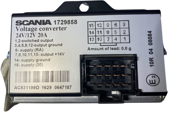 Scania - Električni sistem: slika 1 Scania - Električni sistem: slika 1