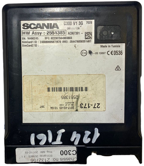 Scania S - Upravljačka jedinica: slika 1 Scania S - Upravljačka jedinica: slika 1