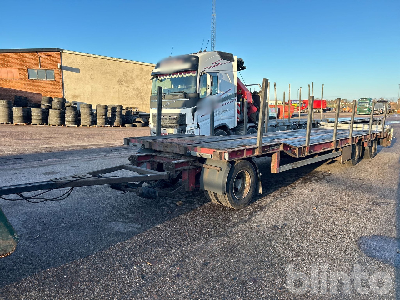 GOLDHOFER TU-L 3-24/80 - Nybesiktigad! - Plato prikolica: slika 1 GOLDHOFER TU-L 3-24/80 - Nybesiktigad! - Plato prikolica: slika 1