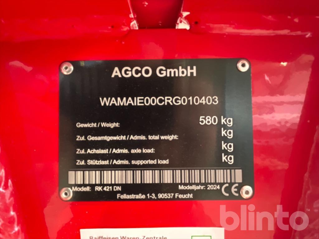 Massey Ferguson RK 421 DN (unbenutzt, 2024) - Prevrtač/ Grabuljač: slika 5 Massey Ferguson RK 421 DN (unbenutzt, 2024) - Prevrtač/ Grabuljač: slika 5