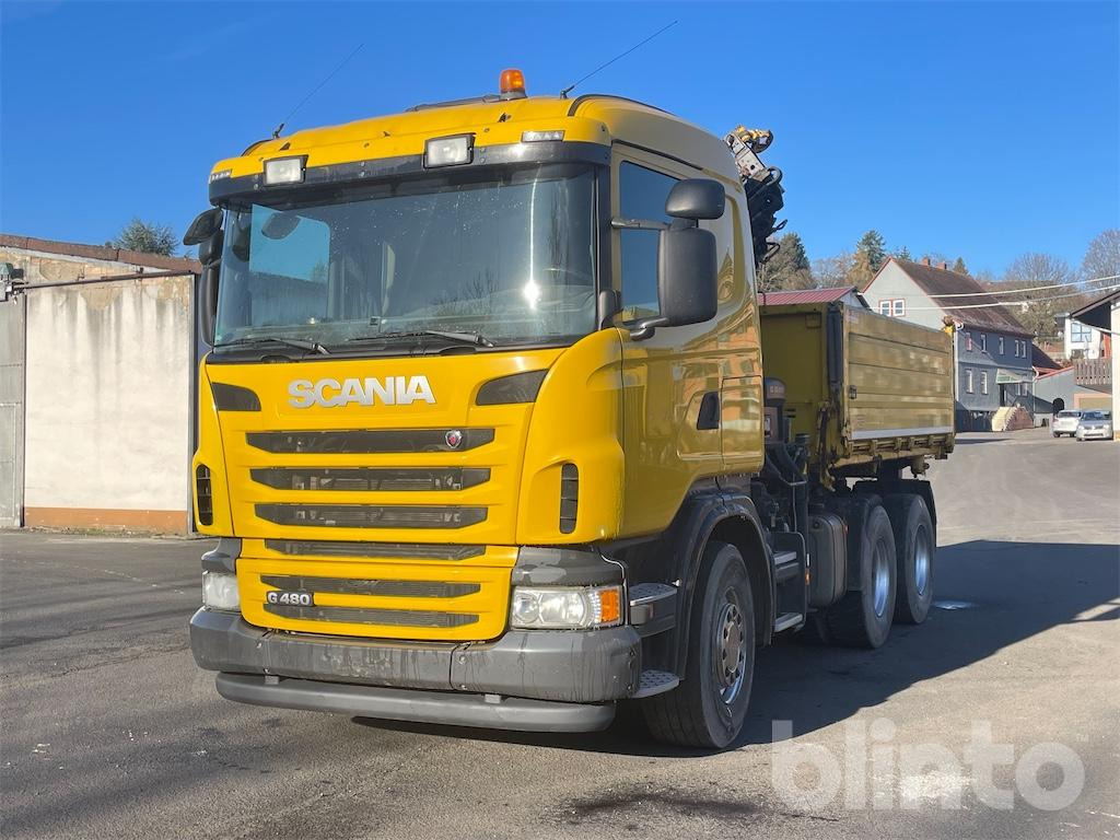 Scania G480 (2013) / HIAB 166 ES-4 HiDou - Istovarivač, Kamion sa dizalicom: slika 1 Scania G480 (2013) / HIAB 166 ES-4 HiDou - Istovarivač, Kamion sa dizalicom: slika 1
