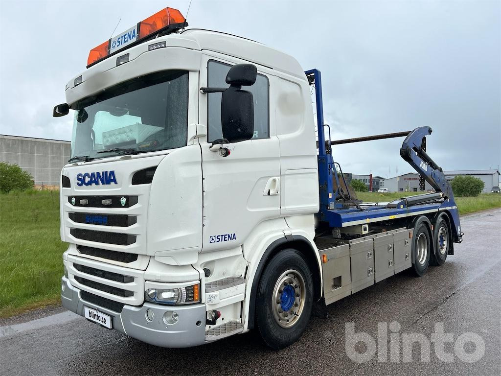 Scania R410 6X2*4 JOAB VL 18U - Kamion za utovaranje kontejnera: slika 1 Scania R410 6X2*4 JOAB VL 18U - Kamion za utovaranje kontejnera: slika 1