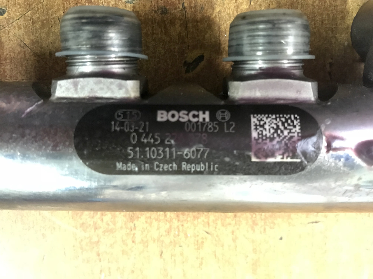 TUBO PRESSIONE RAIL PER MOTORI MAN D2066 - D2676 - Obrada goriva/ Dostava goriva za Kamion: slika 3 TUBO PRESSIONE RAIL PER MOTORI MAN D2066 - D2676 - Obrada goriva/ Dostava goriva za Kamion: slika 3