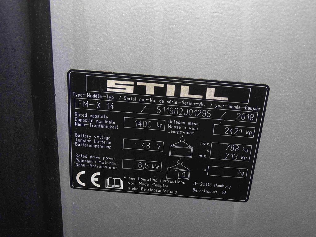Still FM-X14 - Regalni viljuškar: slika 5 Still FM-X14 - Regalni viljuškar: slika 5