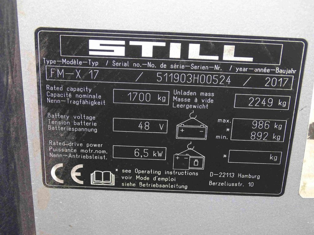 Still FM-X17 - Regalni viljuškar: slika 4 Still FM-X17 - Regalni viljuškar: slika 4