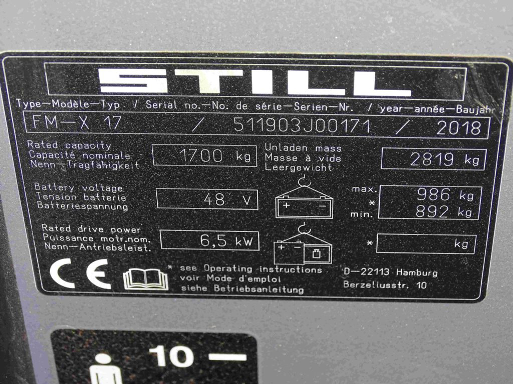 Still FM-X17 - Regalni viljuškar: slika 5 Still FM-X17 - Regalni viljuškar: slika 5