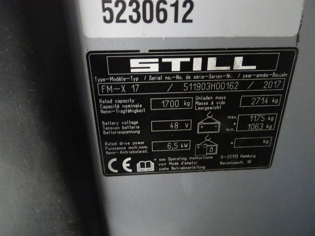 Still FM-X17 - Regalni viljuškar: slika 5 Still FM-X17 - Regalni viljuškar: slika 5