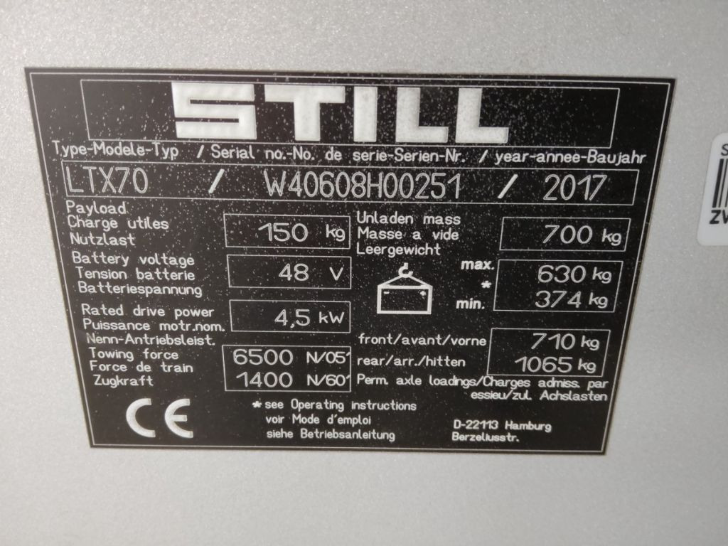 Still LTX70 - Vučno vozilo: slika 5 Still LTX70 - Vučno vozilo: slika 5