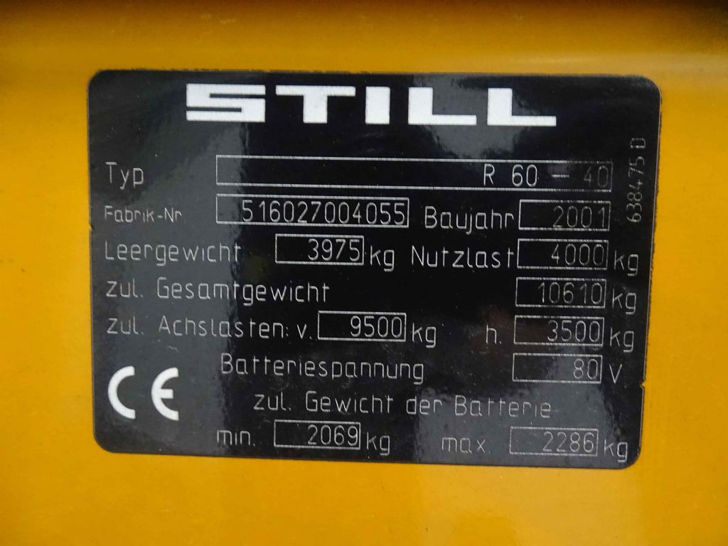 Still R60-40 - Električni viljuškar: slika 5 Still R60-40 - Električni viljuškar: slika 5