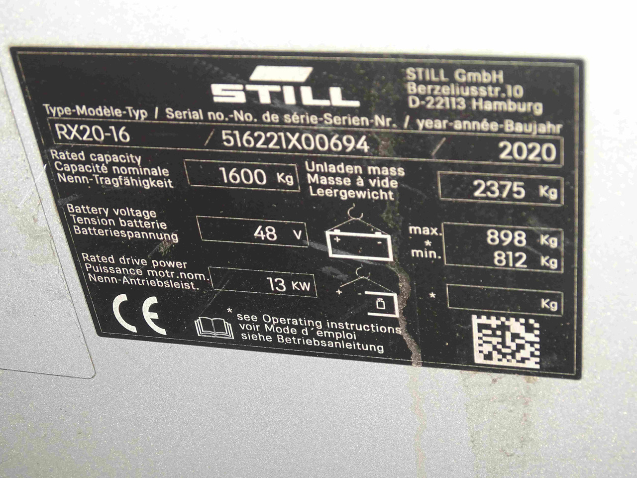 Still RX20-16 - Električni viljuškar: slika 5 Still RX20-16 - Električni viljuškar: slika 5