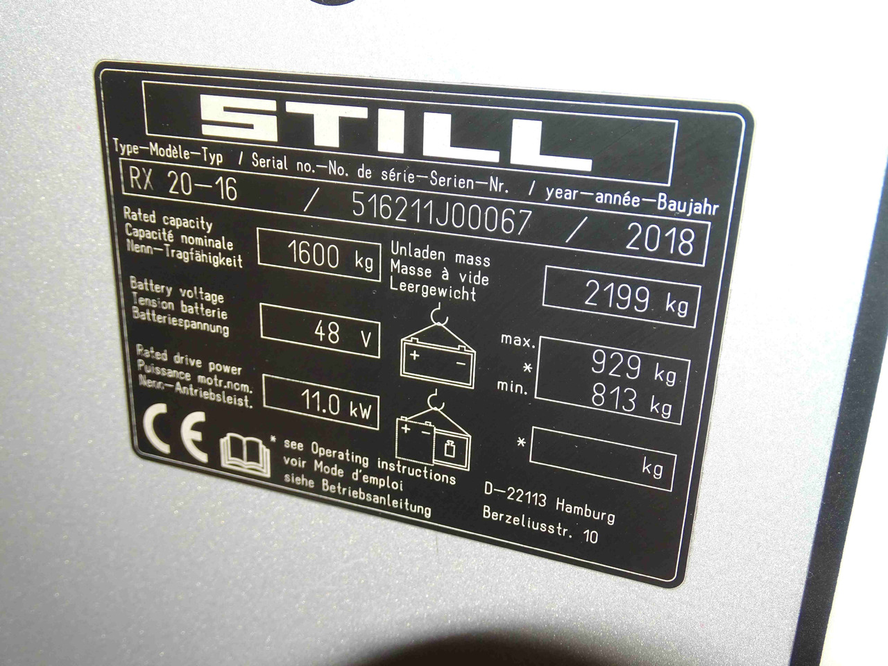 Still RX20-16 - Električni viljuškar: slika 5 Still RX20-16 - Električni viljuškar: slika 5