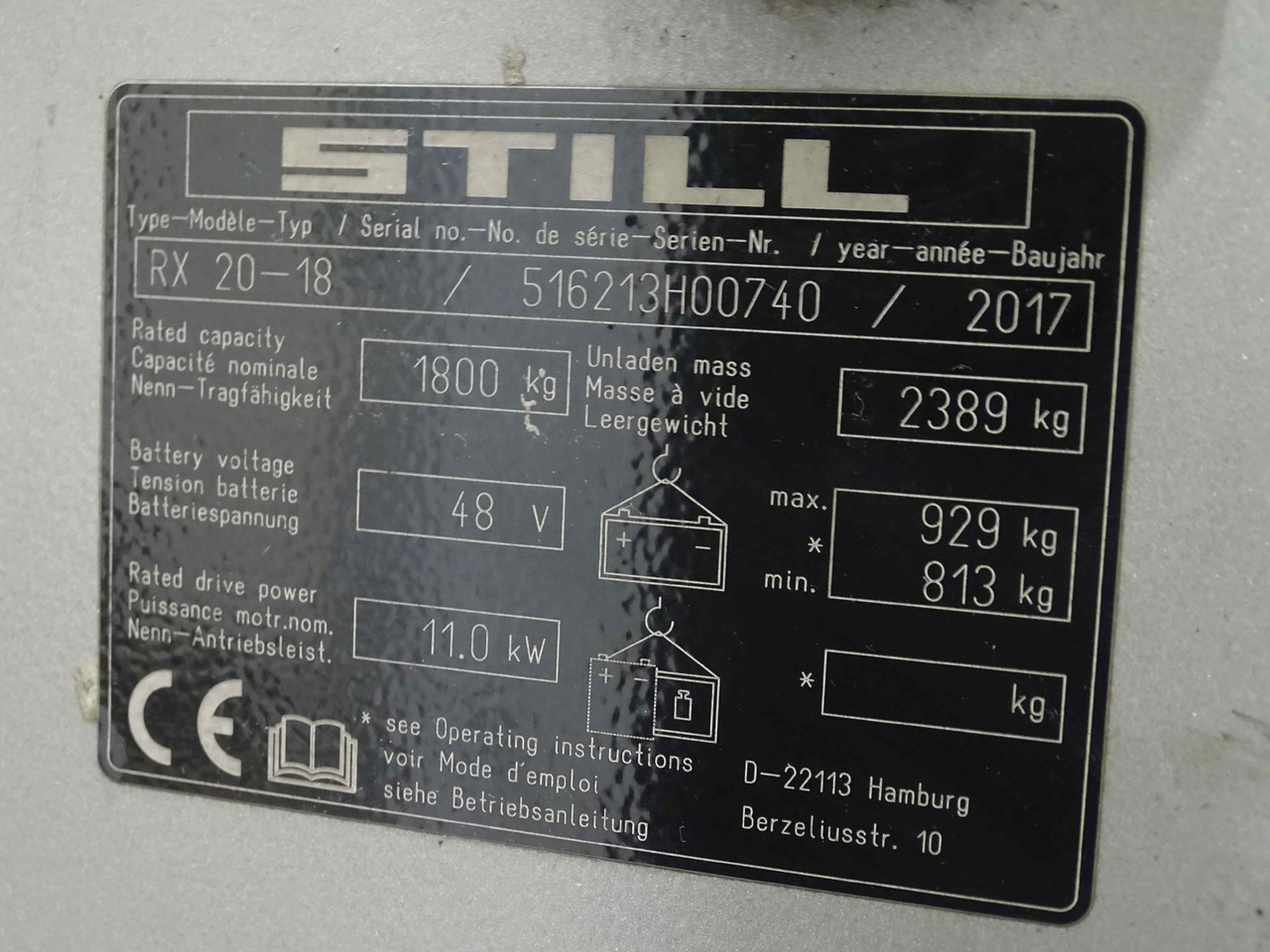 Still RX20-18 - Električni viljuškar: slika 5 Still RX20-18 - Električni viljuškar: slika 5