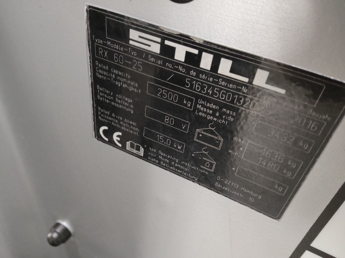 Električni viljuškar Still RX60-25/BATT.NEU: slika 6