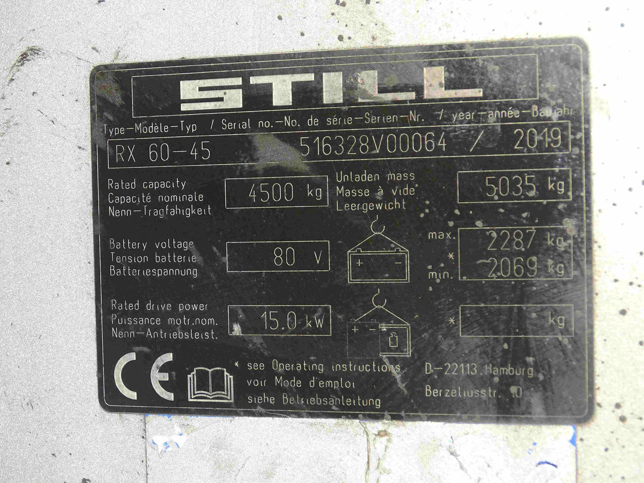 Still RX60-45 - Električni viljuškar: slika 5 Still RX60-45 - Električni viljuškar: slika 5