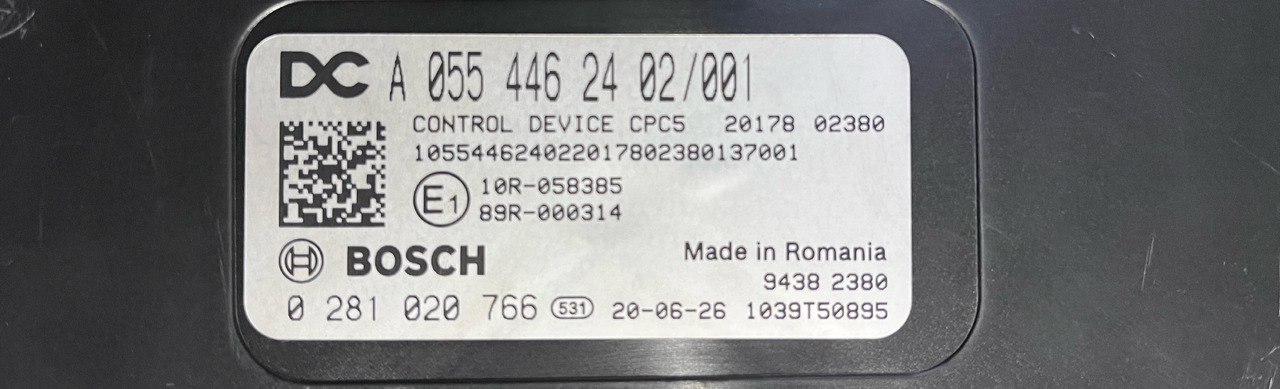 BOSCH CPC5 ECU A0554462402 - Upravljačka jedinica: slika 4 BOSCH CPC5 ECU A0554462402 - Upravljačka jedinica: slika 4