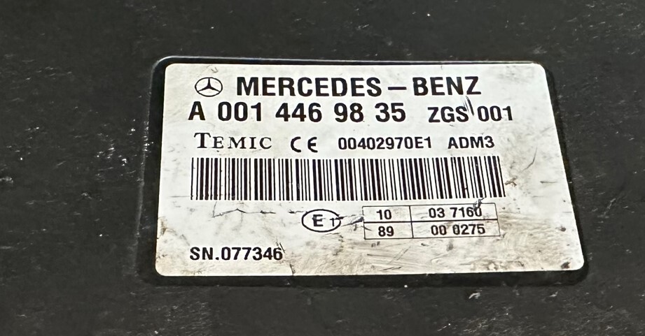 Temic Mercedes Unimog Ecu A0004469835 - Upravljačka jedinica za Druga mašina: slika 2 Temic Mercedes Unimog Ecu A0004469835 - Upravljačka jedinica za Druga mašina: slika 2