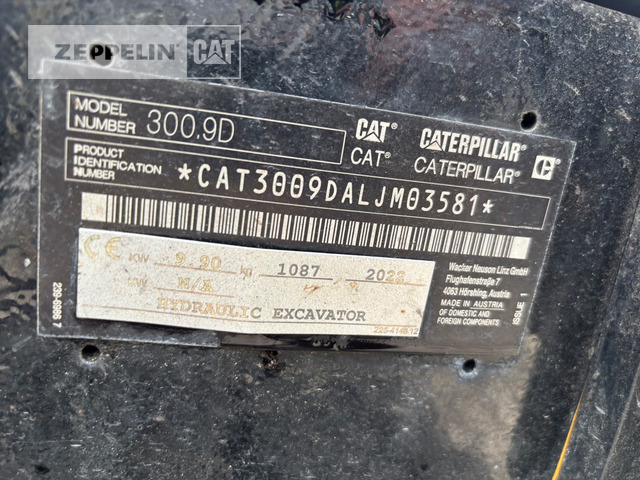 Cat 300.9D - Mini bager: slika 5 Cat 300.9D - Mini bager: slika 5