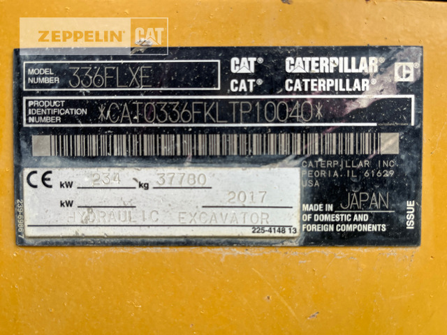 Cat 336FLNXE - Bager guseničar: slika 2 Cat 336FLNXE - Bager guseničar: slika 2