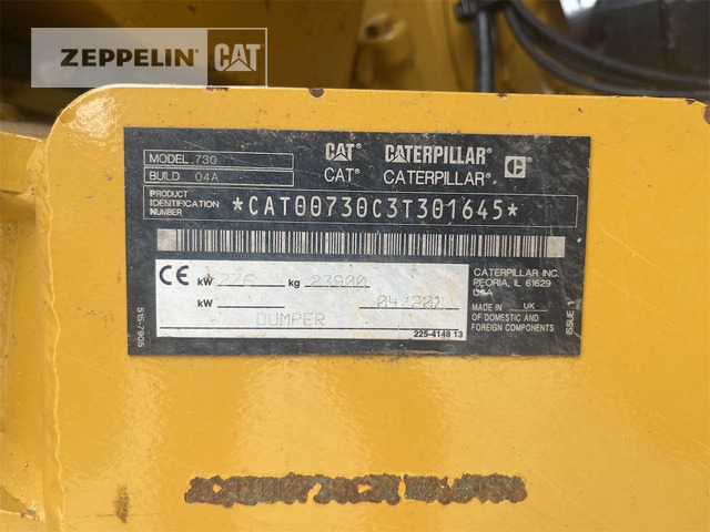Cat 730-04A - Zglobni kiper: slika 2 Cat 730-04A - Zglobni kiper: slika 2