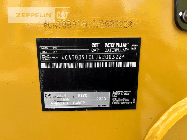 Utovarivač točkaš Cat 910-14A: slika 19