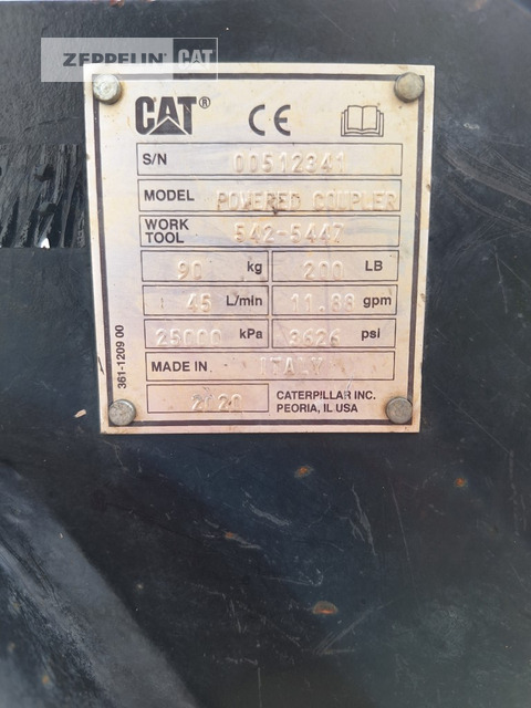 Cat CW10H - Brza spojnica za Građevinska mašina: slika 4 Cat CW10H - Brza spojnica za Građevinska mašina: slika 4