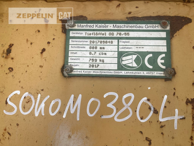 Cat Tieflöffel 800mm - Kašika za bager za Građevinska mašina: slika 5 Cat Tieflöffel 800mm - Kašika za bager za Građevinska mašina: slika 5