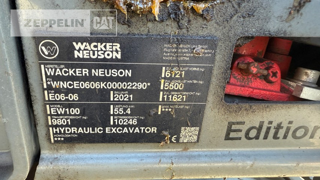 Wacker EW100 - Bager točkaš: slika 5 Wacker EW100 - Bager točkaš: slika 5