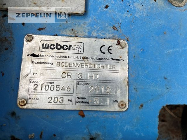 Weber CR-3HD - Vibraciona ploča: slika 2 Weber CR-3HD - Vibraciona ploča: slika 2