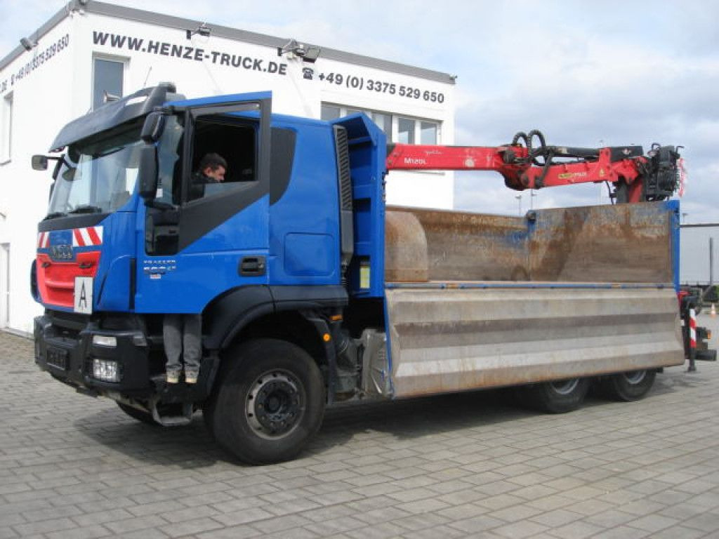 Iveco TRACKER 260T50 6x4 3-Achs Kipper Heckkran Espilo - Istovarivač, Kamion sa dizalicom: slika 2 Iveco TRACKER 260T50 6x4 3-Achs Kipper Heckkran Espilo - Istovarivač, Kamion sa dizalicom: slika 2