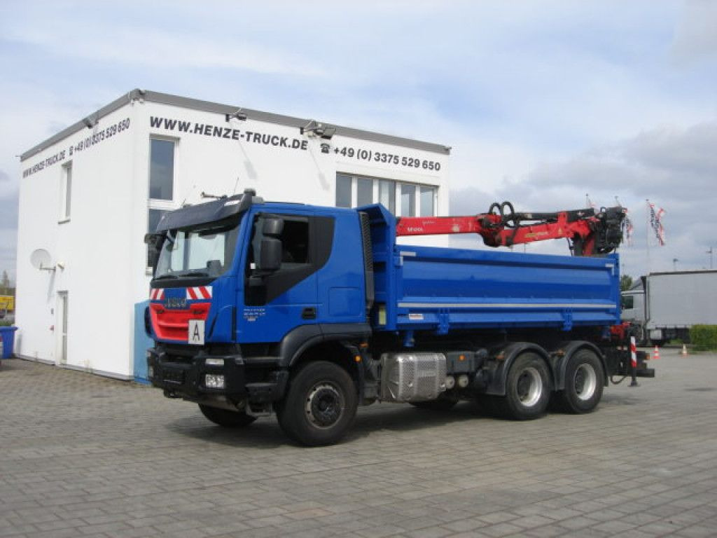 Iveco TRACKER 260T50 6x4 3-Achs Kipper Heckkran Espilo - Istovarivač, Kamion sa dizalicom: slika 5 Iveco TRACKER 260T50 6x4 3-Achs Kipper Heckkran Espilo - Istovarivač, Kamion sa dizalicom: slika 5